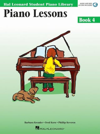 Piano Lessons Book 4 - Book With Online Audio