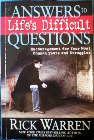 Answers To Life's Difficult Questions: Encouragement For Your Most Common Fears And Struggles - Thryft