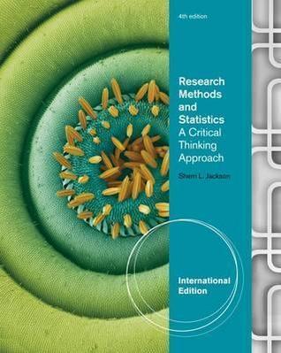 Research Methods and Statistics: A Critical Thinking Approach - Thryft