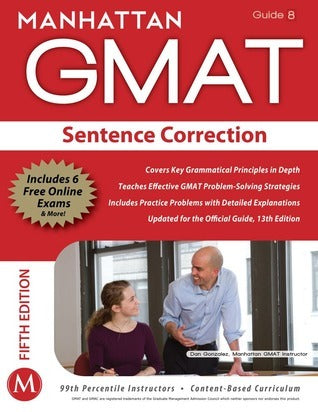 Sentence Correction GMAT Strategy Guide