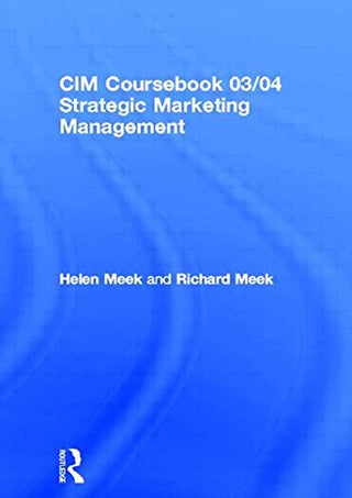 Strategic Marketing Management: Planning and Control, 2003-2004