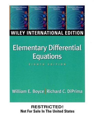Elementary Differential Equations - Thryft