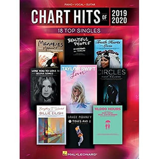 Chart Hits of 2019-2020 Piano/Vocal/Guitar Songbook: 18 Top Singles