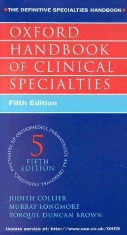 Oxford Handbook Of Clinical Specialties - Thryft