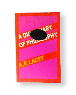 A Dictionary of Philosophy - Thryft