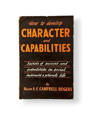 How to Develop Character and Capabilities