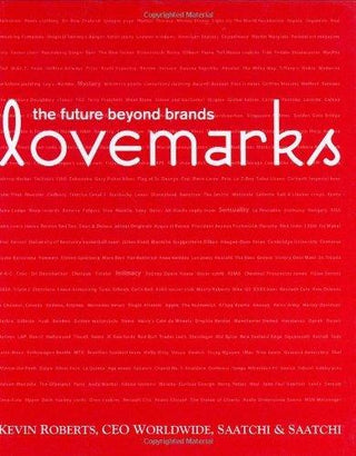 Lovemarks					The Future Beyond Brands - Thryft