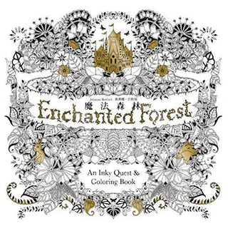 Enchanted Forest : An Inky Quest & Coloring Book