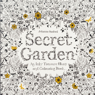 Secret Garden : An Inky Treasure Hunt and Colouring Book