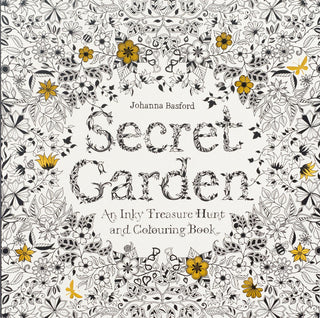 Secret Garden : An Inky Treasure Hunt and Colouring Book - Thryft
