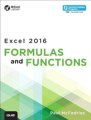 Excel 2016 Formulas and Functions (includes Content Update Program) - Thryft