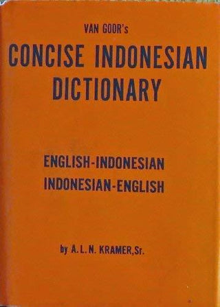 Van Goor's Concise Indonesian Dictionary - English-Indonesian, Indonesian-English - Thryft