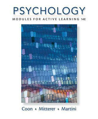 Psychology : Modules for Active Learning - Thryft