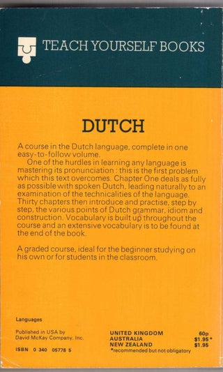 Dutch - Teach Yourself