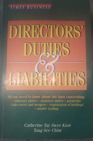 Directors' Duties and Liabilities
