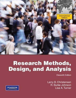 Research Methods, Design, and Analysis : International Edition