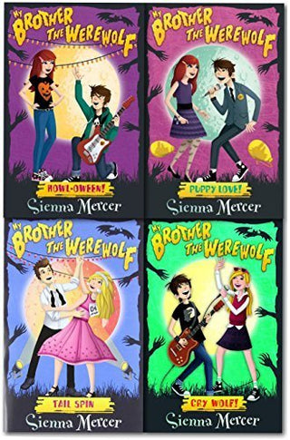 My Brother the Werewolf Collection 4 Books Set By Sienna Mercer (Cry Wolf, Puppy Love, Tail Spin, Howl-oween)