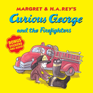 Curious George And The Firefighters (With Bonus Stickers And Audio) - Thryft