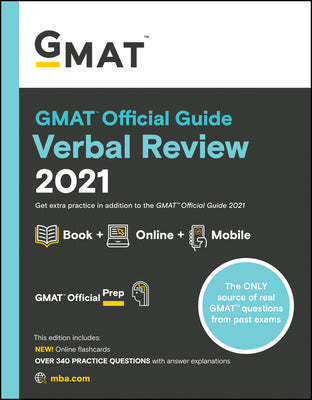 GMAT Official Guide Verbal Review 2021 : Book + Online Question Bank