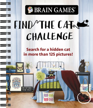 Brain Games - Find the Cat Challenge: Search for a Hidden Cat in More Than 125 Pictures! Volume 2