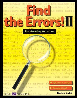 Find the Errors! II : Proofreading Activities - Thryft