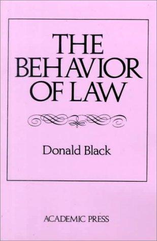 The Behavior of Law - Thryft