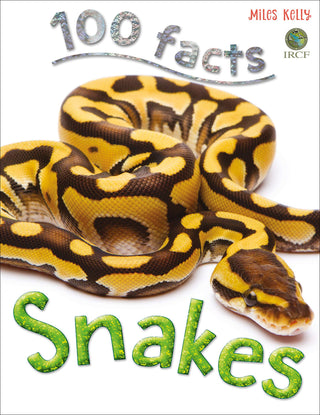 100 Facts Snakes: Herpetology, Cobras, Vipers, Educational Projects, Fun Activities, Quizzes and More!