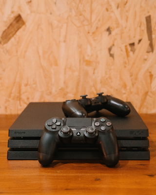 PlayStation 4 Pro Console with DualShock 4 Controllers