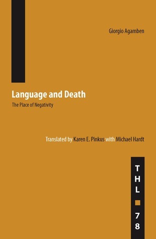 Language and Death : The Place of Negativity