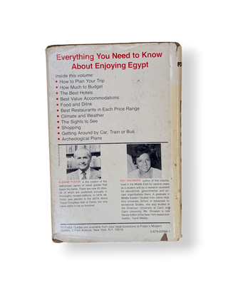 Fodor's Egypt 1980