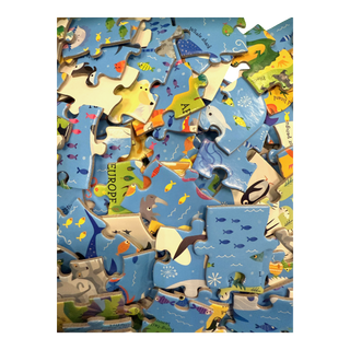 Book & Jigsaw Animals of the World 200 Pieces