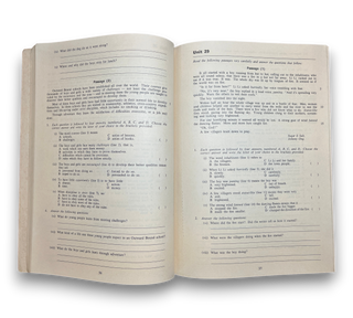Multiple Choice Comprehension, Structure and Usage