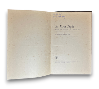 At First Sight: Poems for Analysis and Appreciation