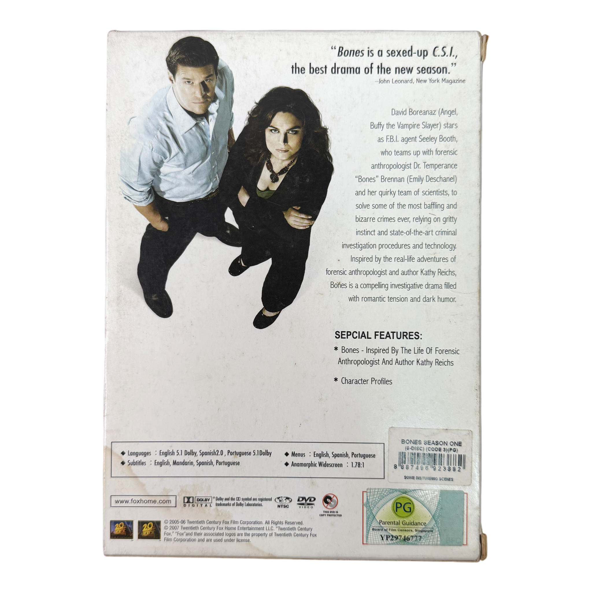 Bones Season One DVD Box Set – Thryft