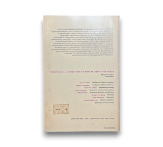 Generative Phonology