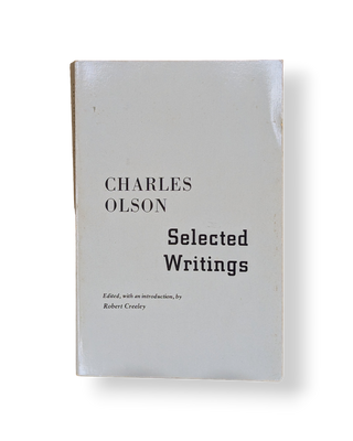 Selected Writings of Charles Olson