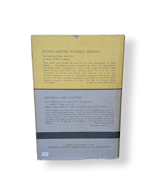 Holmes-Pollock Letters: The Correspondence of Mr. Justice Holmes and Sir Frederick Pollock, 1874-1932