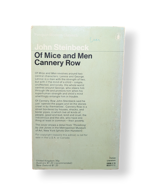 Of Mice and Men / Cannery Row