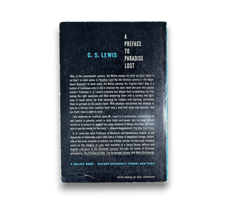 A Preface to Paradise Lost