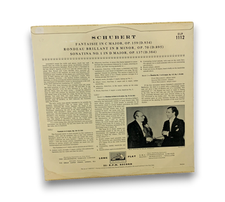 Fantaisie In C Major, Op. 159 (D.934) / Rondeau Brillant In B Minor, Op. 70 (D.895) / Sonatina No. 1 In D Major, Op. 137 (D.384) For Violin And Piano