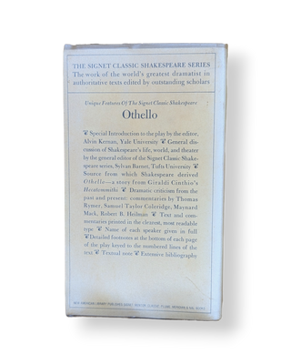 The Tragedy of Othello, The Moor of Venice