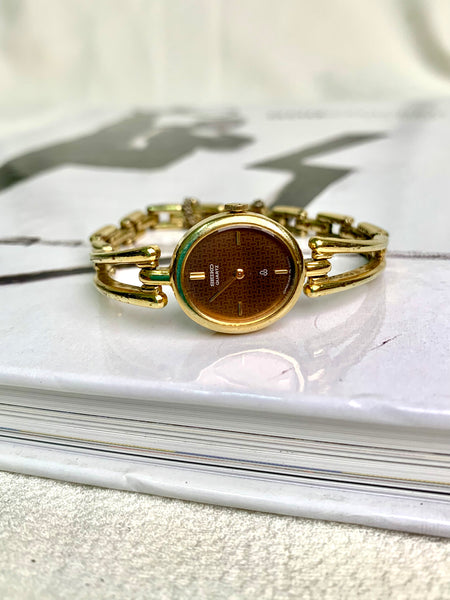 Womens Retro Goldtone Oval Watch Japanese Quartz Bracelet Gift Amazon.com: Women main image 4