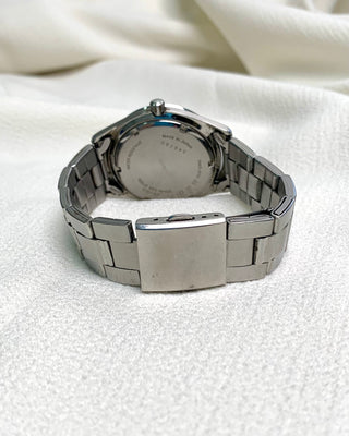 Seiko Quartz Silver-Tone Round Bracelet Watch