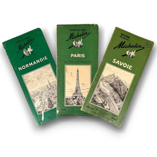 A Collection of Guide du Pneu Michelin: Paris, Normandie, Savoie