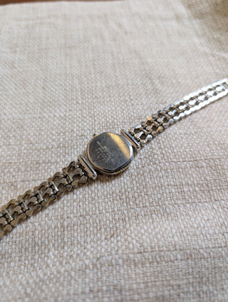 Vintage Seiko Quartz Two-Tone Round Link Bracelet Watch