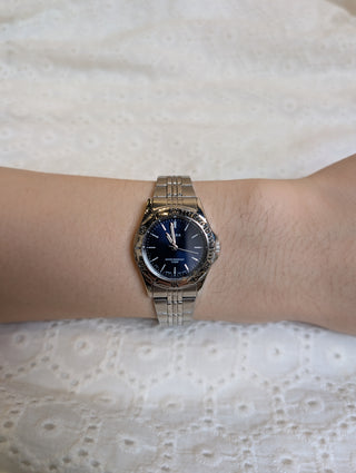 Alba Quartz Silver Round Bracelet Watch