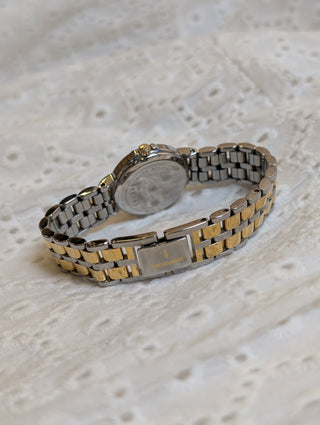 Vintage Trussardi Quartz Two-Tone Round Bracelet Watch