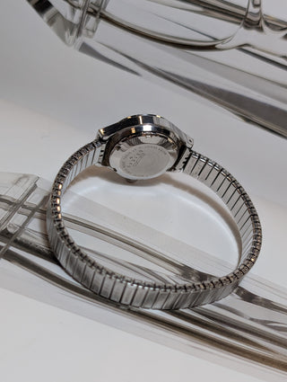 Vintage Seiko Automatic Silver-Tone Round Bracelet Watch #3