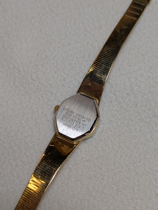 Vintage Citizen Quartz Gold-Tone Octagonal Bracelet Watch