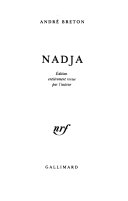 Nadja — Édition Entièrement Revue Par L'Auteur